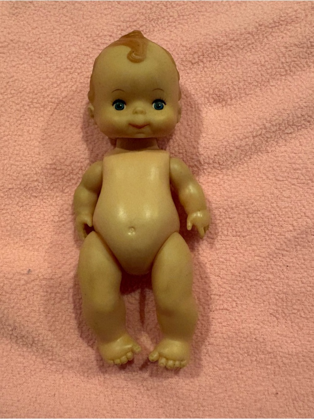 Vintage Playmates 9055 Baby Doll 5.5" Tall Nude Molded Hair